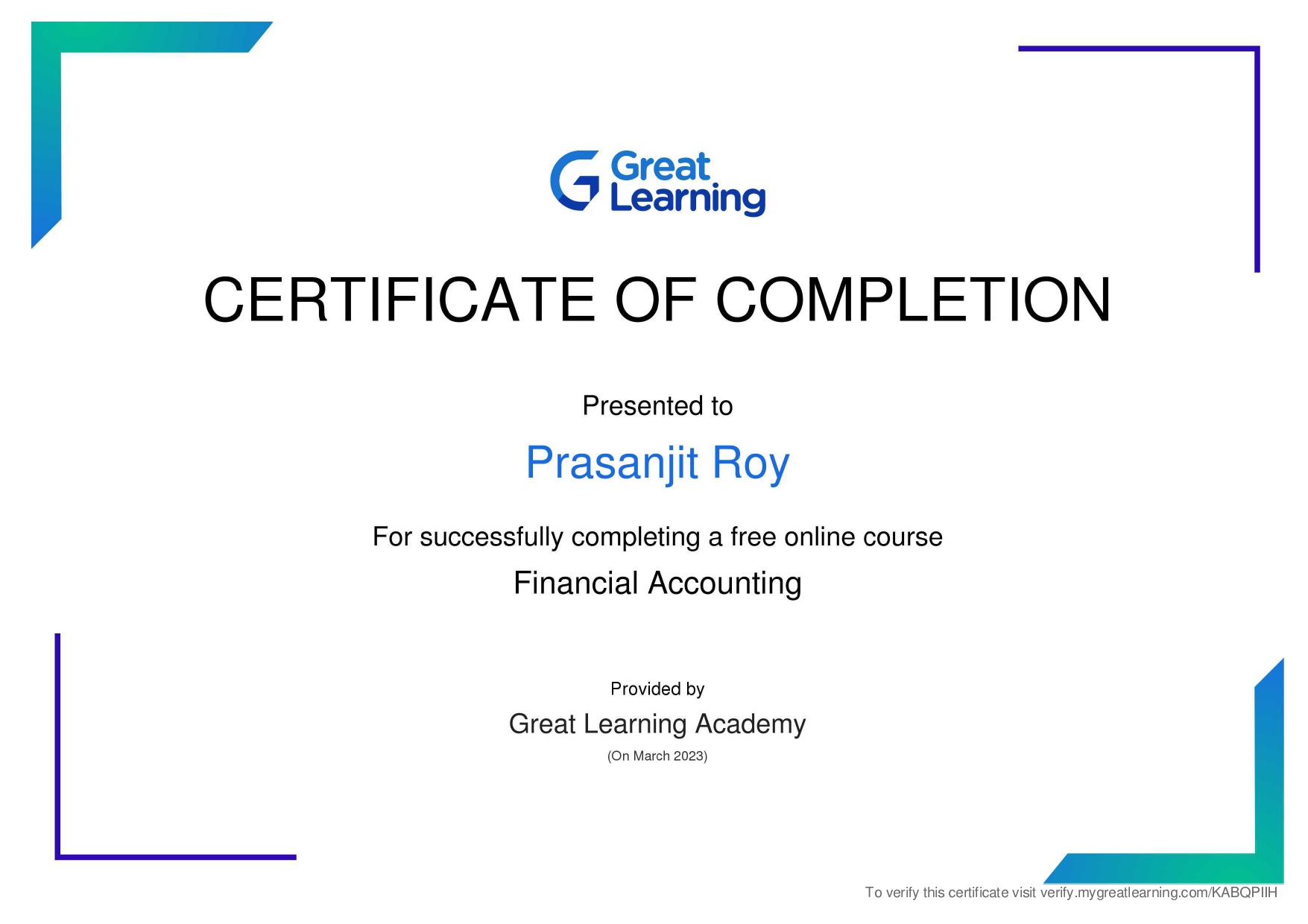 Financial Accounting